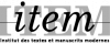Séminaire d&#039;édition génétique de l&#039;ITEM-CNRS / reporté