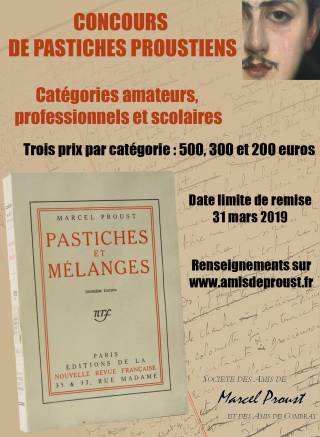 Lauréats du concours de pastiches proustiens 2019