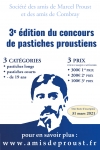 Publication des 55 pastiches reçus lors de la 3e édition du concours de pastiches proustiens
