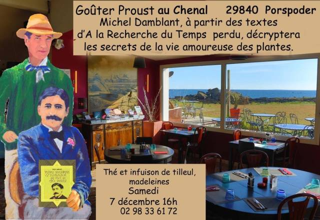 Go&ucirc;ter Proust avec Michel Damblant le samedi 7 d&eacute;cembre &agrave; Porspoder (Finist&egrave;re)