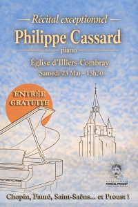 R&eacute;cital "proustien" de Philippe Cassard le samedi 23 mai 2026