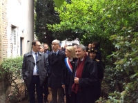 Visite du Ministre de la Culture &agrave; la Maison de Tante L&eacute;onie